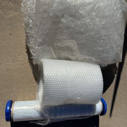Moving Supplies: Bubble Wrap And Large Roll Of Plastic Protection For Furniture  $25