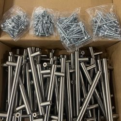 68 Count Cabinet Handles Nickel Finish