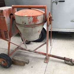 Cement Mixer Concrete Gas Powered