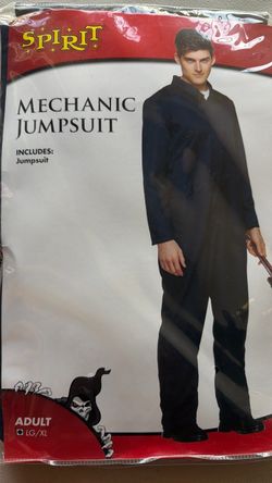 Spirit Mechanic Jumpsuit Halloween Costume Adult LG/XL