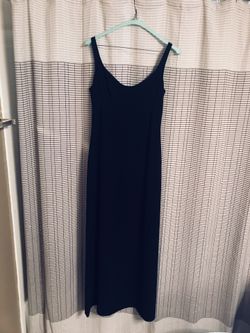 Banana Republic long black cocktail dress size 2