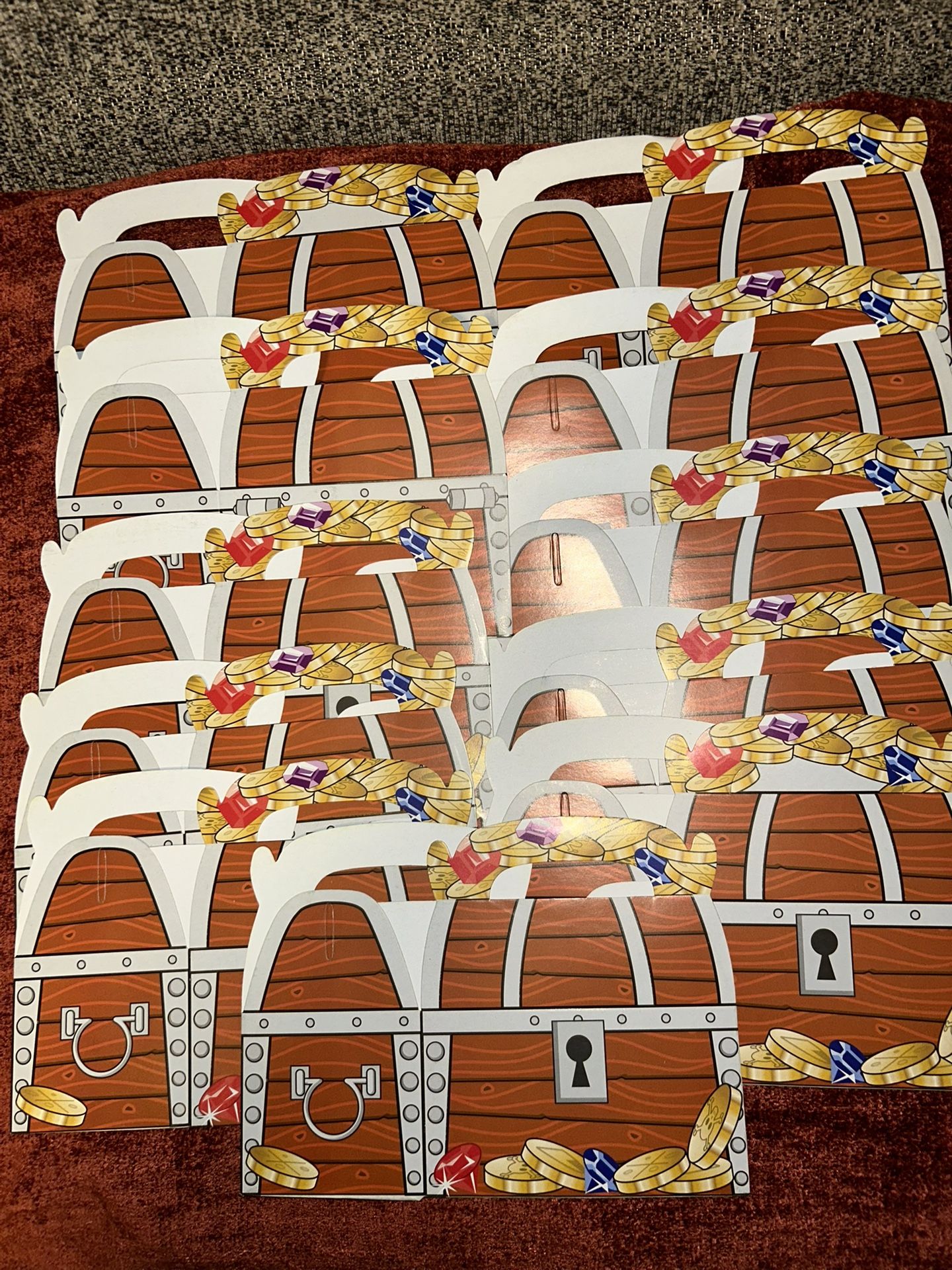 New Pirate Treasure Chest Favor Boxes