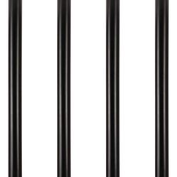 QLLY 27.5 inch / 70cm Adjustable Tall Metal Desk Legs, Office Table Furniture Leg Set, Set of 4