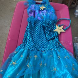 Mermaid Costume Size 6-8
