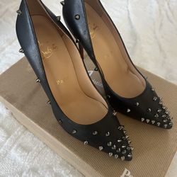 Christian Louboutin diamon Spikes Heels
