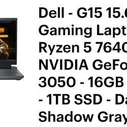 Dell G15 Gaming Computer 
