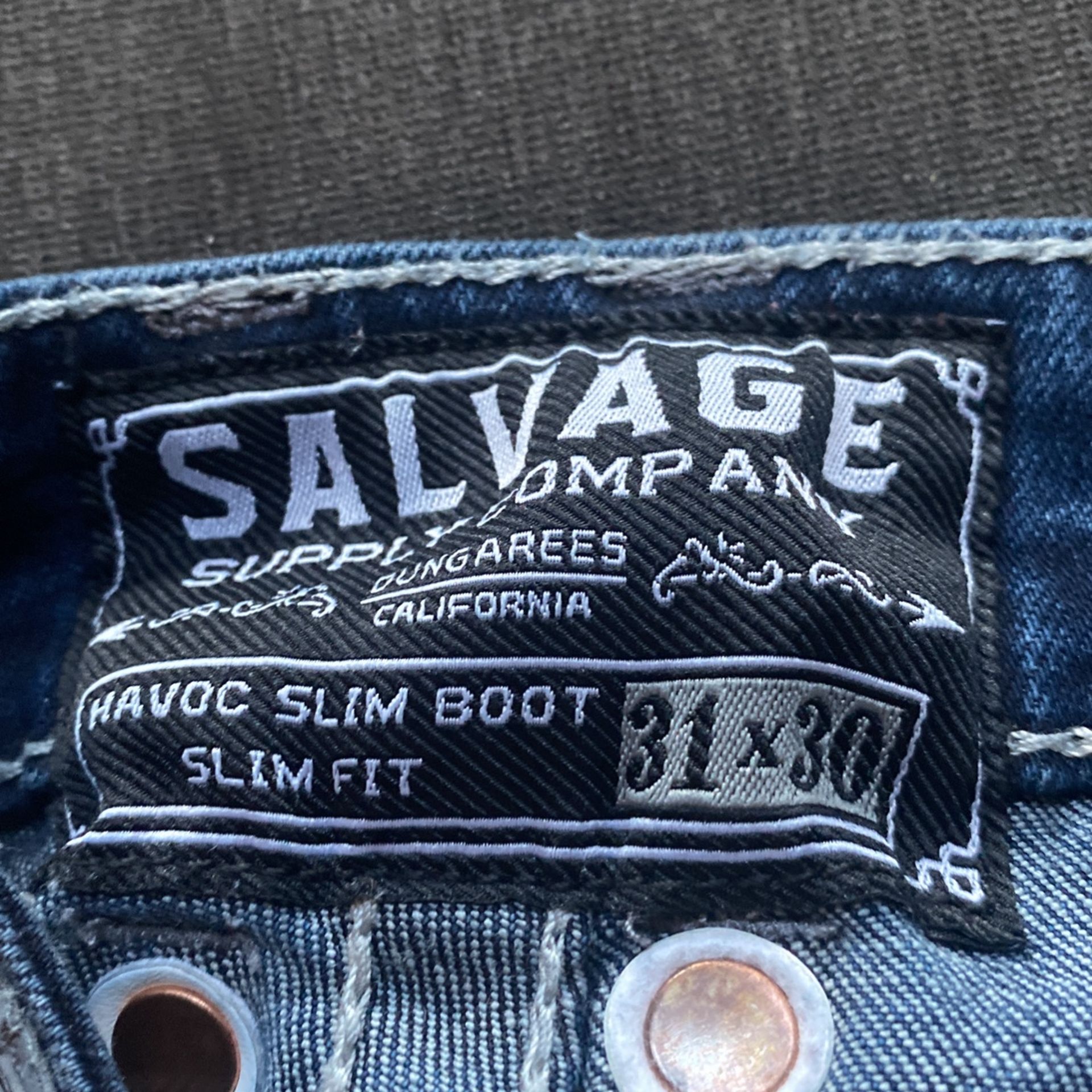 salvage slim bootcut 31X30