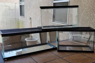 Glass Terrariums / Reptile Enclosures with Screen Tops 🦎🐍