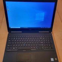 High Grade Dell Precision 16 Inch Laptop Intel Core i7-7820HQ 16 GB RAM 500 GB SSD 1080P LCD Webcam Nvidia M2200 4 GB DDR5 Graphics Windows 11 PRO