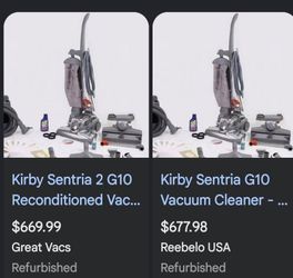 Used Kirby Vacuum and Carpet Cleaner