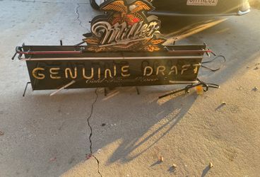 Miller Neon Sign (broken)