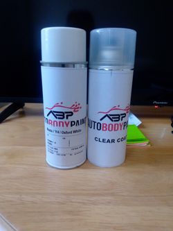 Mazda /Y4/Oxyford White Base/ Clear Coat.