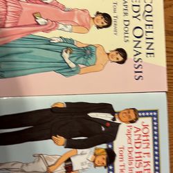 John F Kennedy and His Family Paper Dolls - Tom Tierney,Dover. Jacqueline Kennedy Onassis Paper Dol 