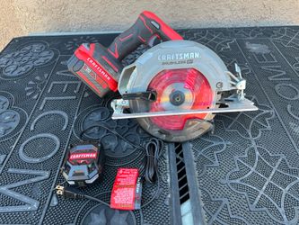 Craftsman circular saw with battery & charger