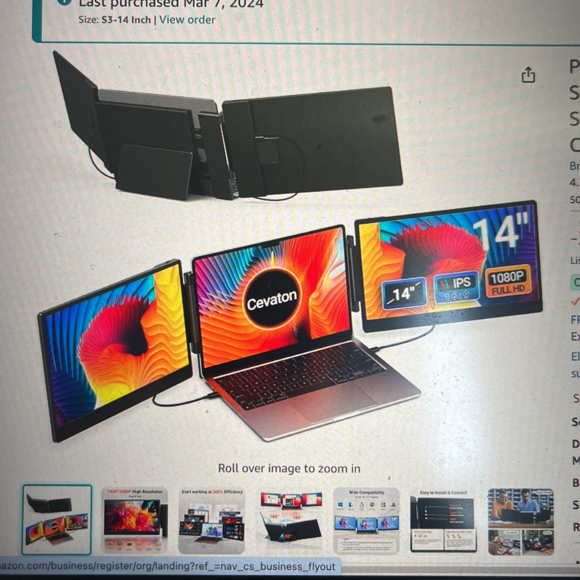 Portable Monitor Laptop Screen Extender