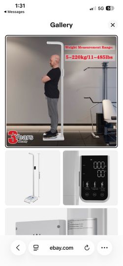 Height And Body Weight Scale Voice Announcer Medical Weight Scale Professional