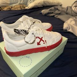 OFF-White Low Vulcanized Suede Leather 