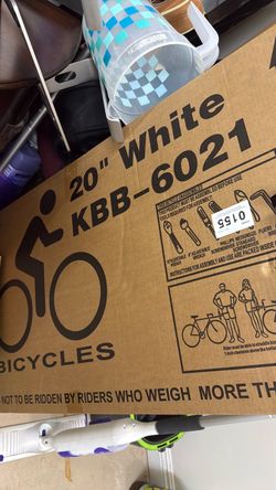 20" White Bicycle KBB-6021 in Box