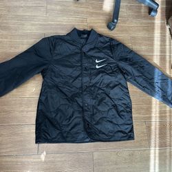 Nike Quilted Jacket Field Size Medium Black 