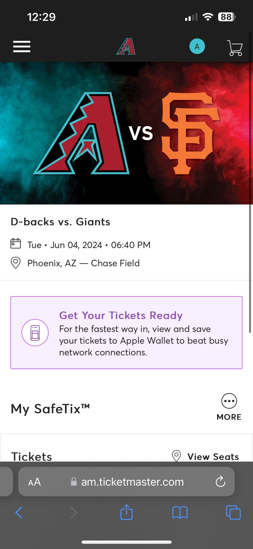 Diamondbacks vs Giants