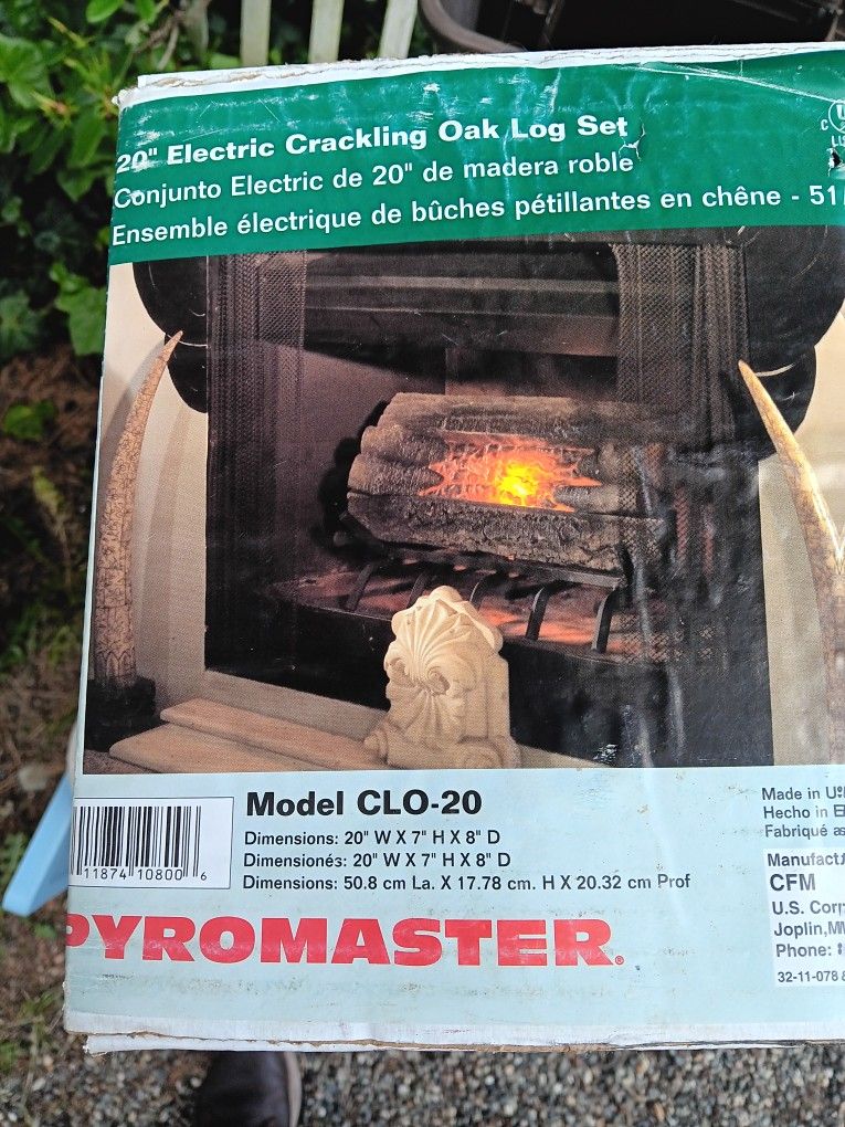 Electric Log for Fireplace