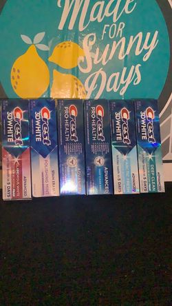 Crest 3D White & Pro-Health Toothpaste Bundle (6 Pack) price is firm