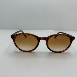 Retro Tortoiseshell Oval Sunglasses