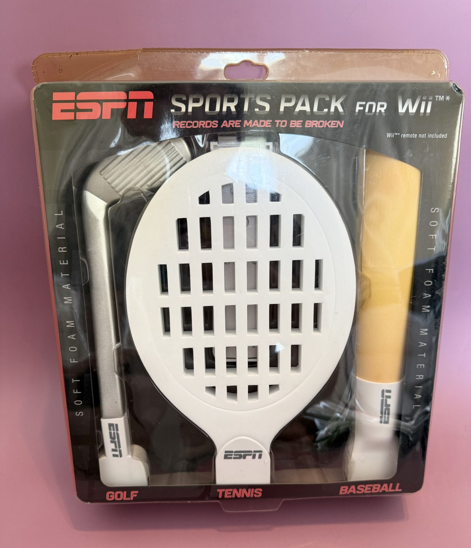 New. ESPN Sports Pack for Wii - Golf, Tennis, Baseball.