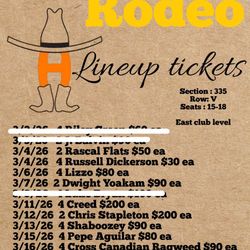 Houston Rodeo Tickets 