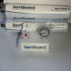 2x Aquamor BGE-320OS Water Filter 0.5 Micron + Everpure Filter Head Kit