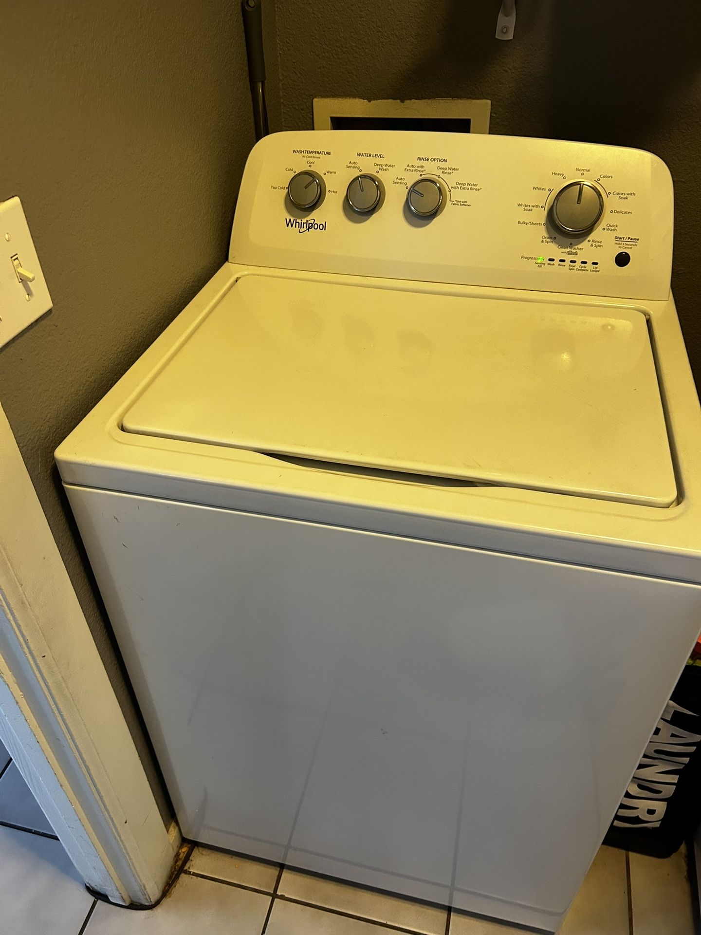 Whirlpool Washer and Dryer