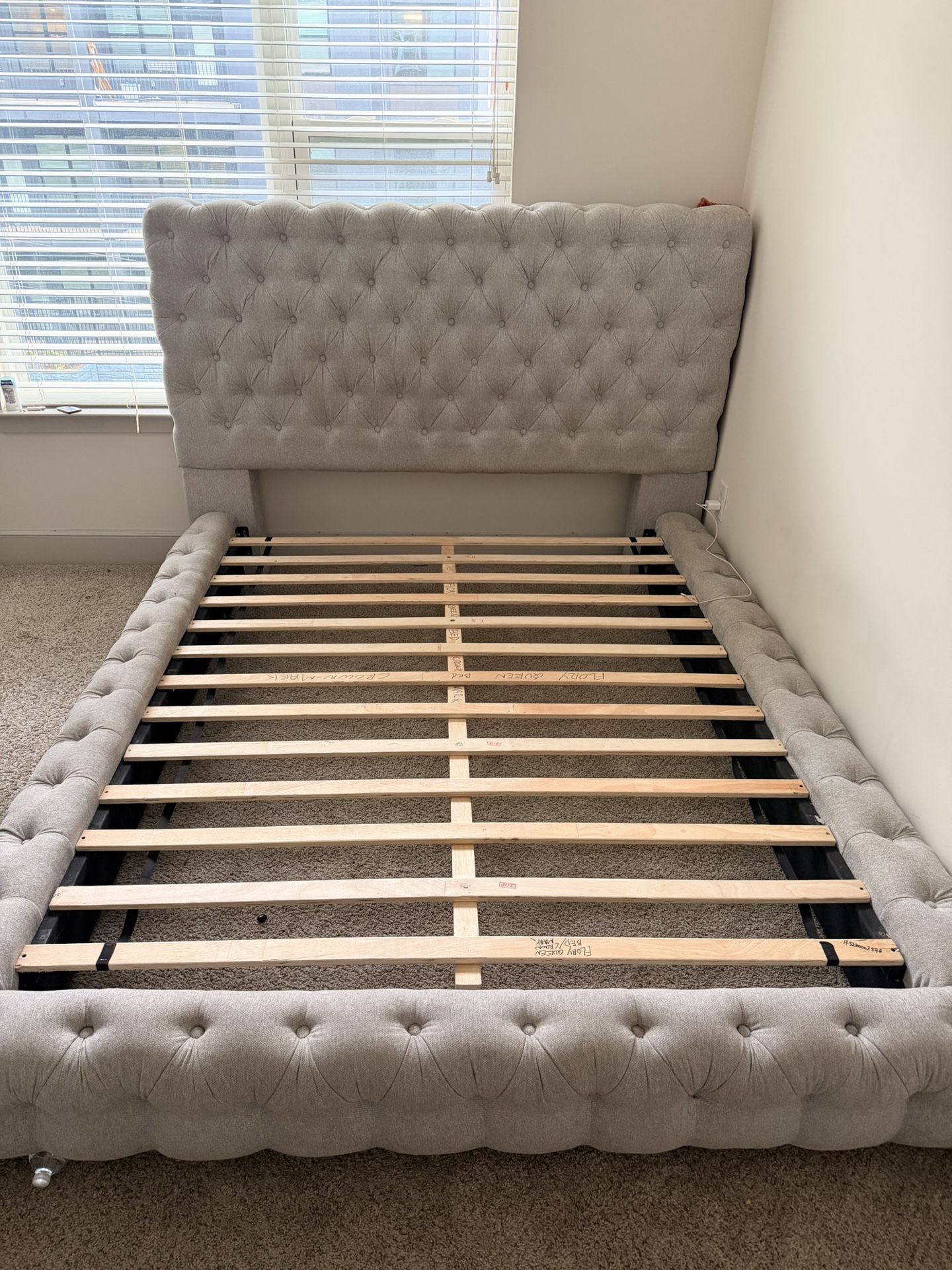 Queen bed frame