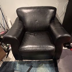 Black Single Seat Couch