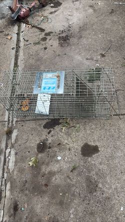 Brand new vomit cage for skunks or raccoons or whatever