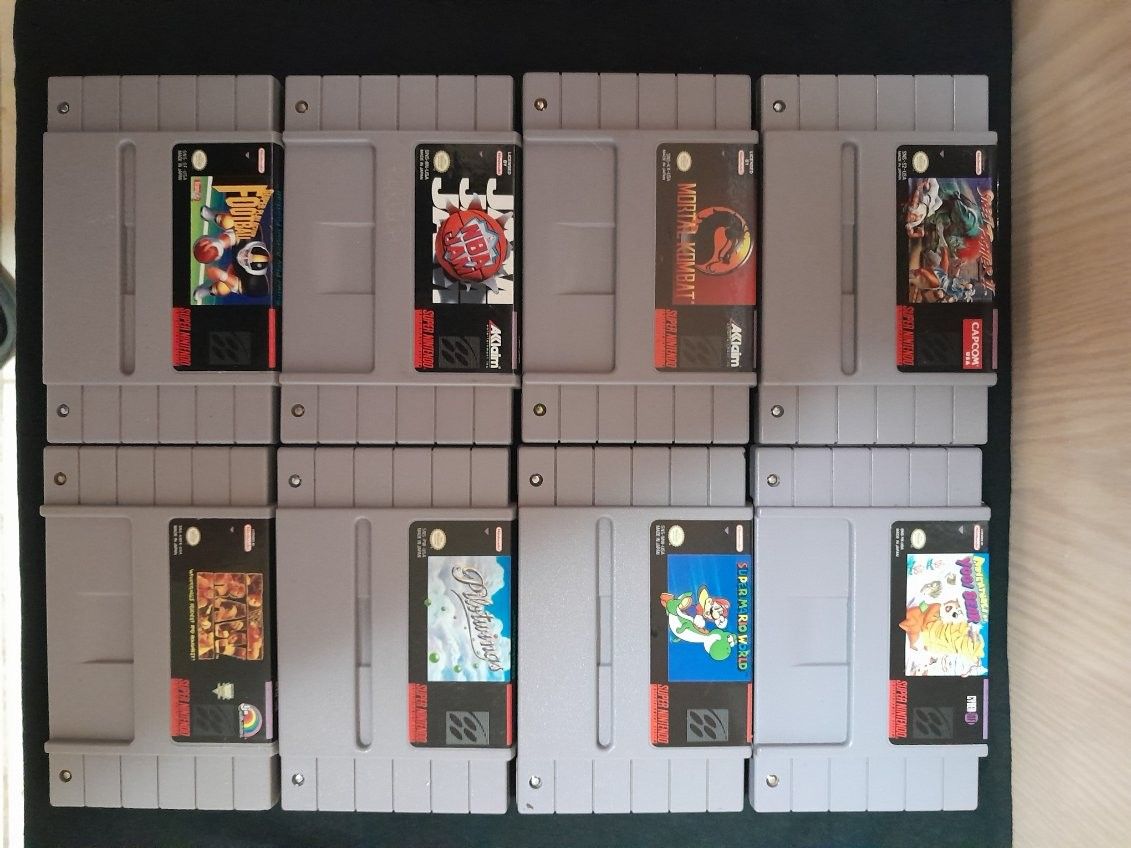 8 SNES Games Bundle 