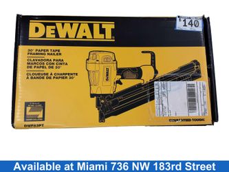 Dewalt Dwf83pt Yellow Pneumatic Framing Nailer