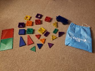 60 Piece Magnetic Tile Set