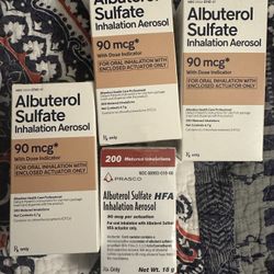 Albuterol New Sealed 