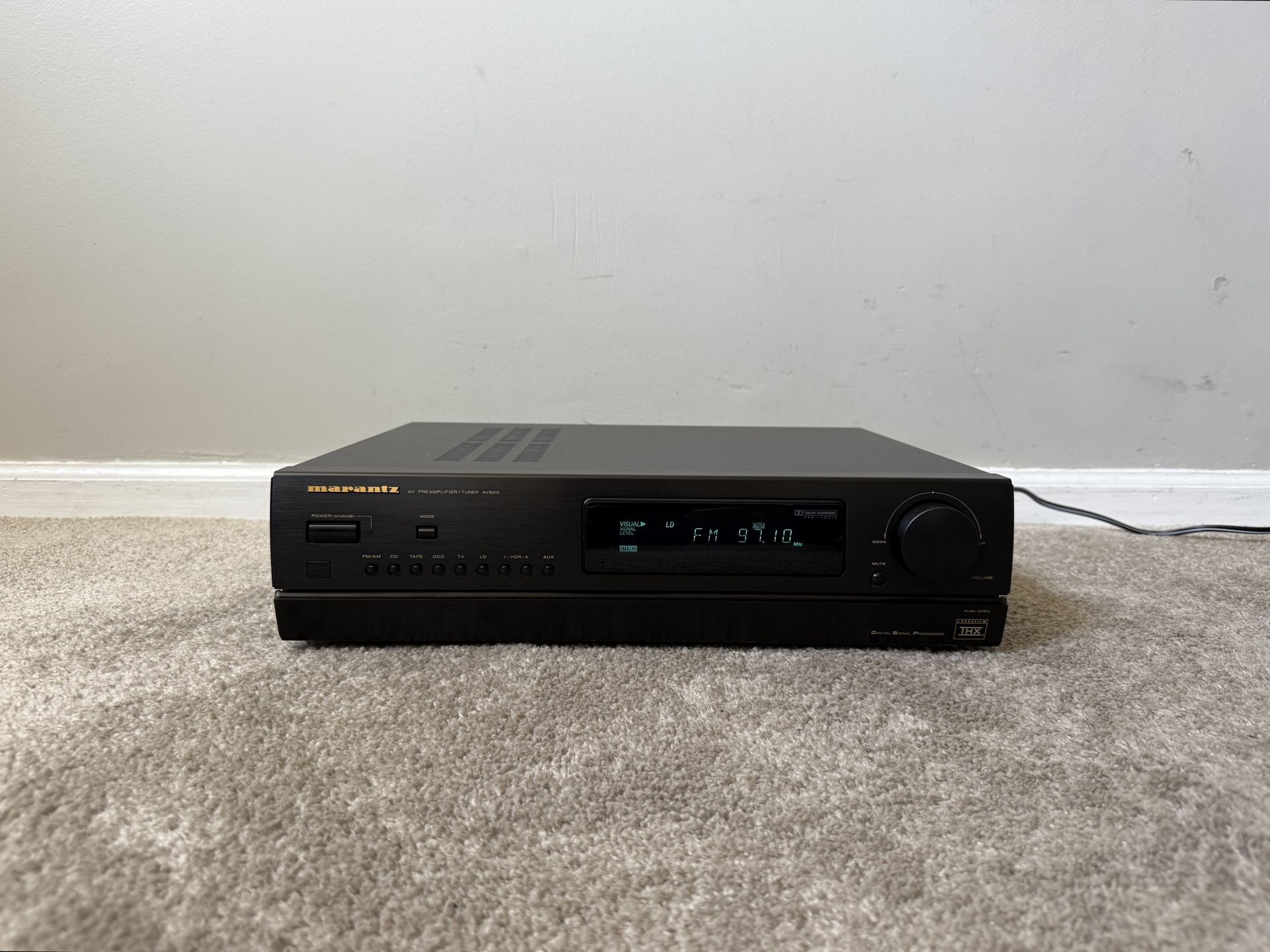 Marantz AV600 5.1 Home Theater Surround Stereo Audio Preamplifier