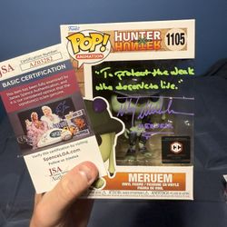 Meruem SIGNED Chalice Exclusive Funko Pop! 1105
