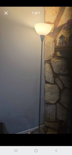 Torchiere Floor Lamp white shade