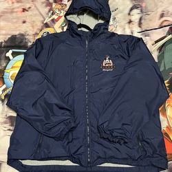Disney Disneyland Resort Vintage Retro Mickey Mouse Zip Up Hooded Jacket XXL