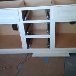 Double  Cabinet With Countertop And Sink
