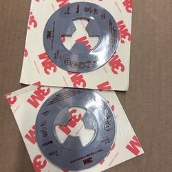 3M disc pad, face plate rib
