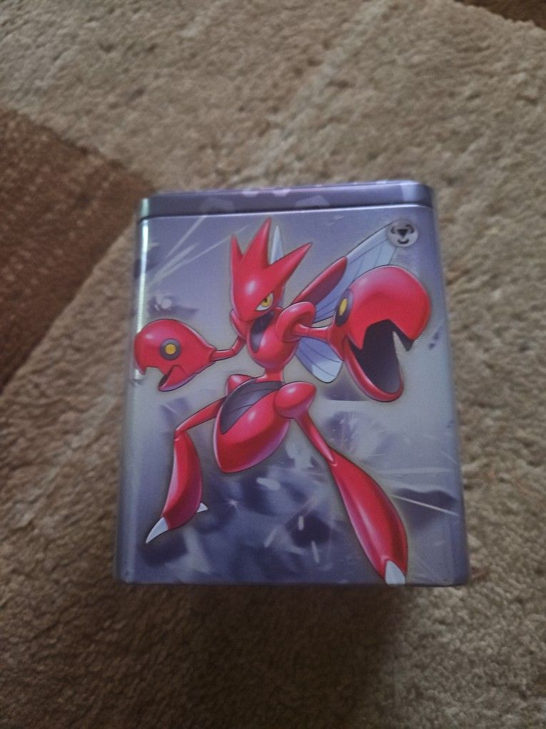 Pokemon Stacking Tin - Dragon: Metal: Scizor, Tinkaton, Cufant, Meltan