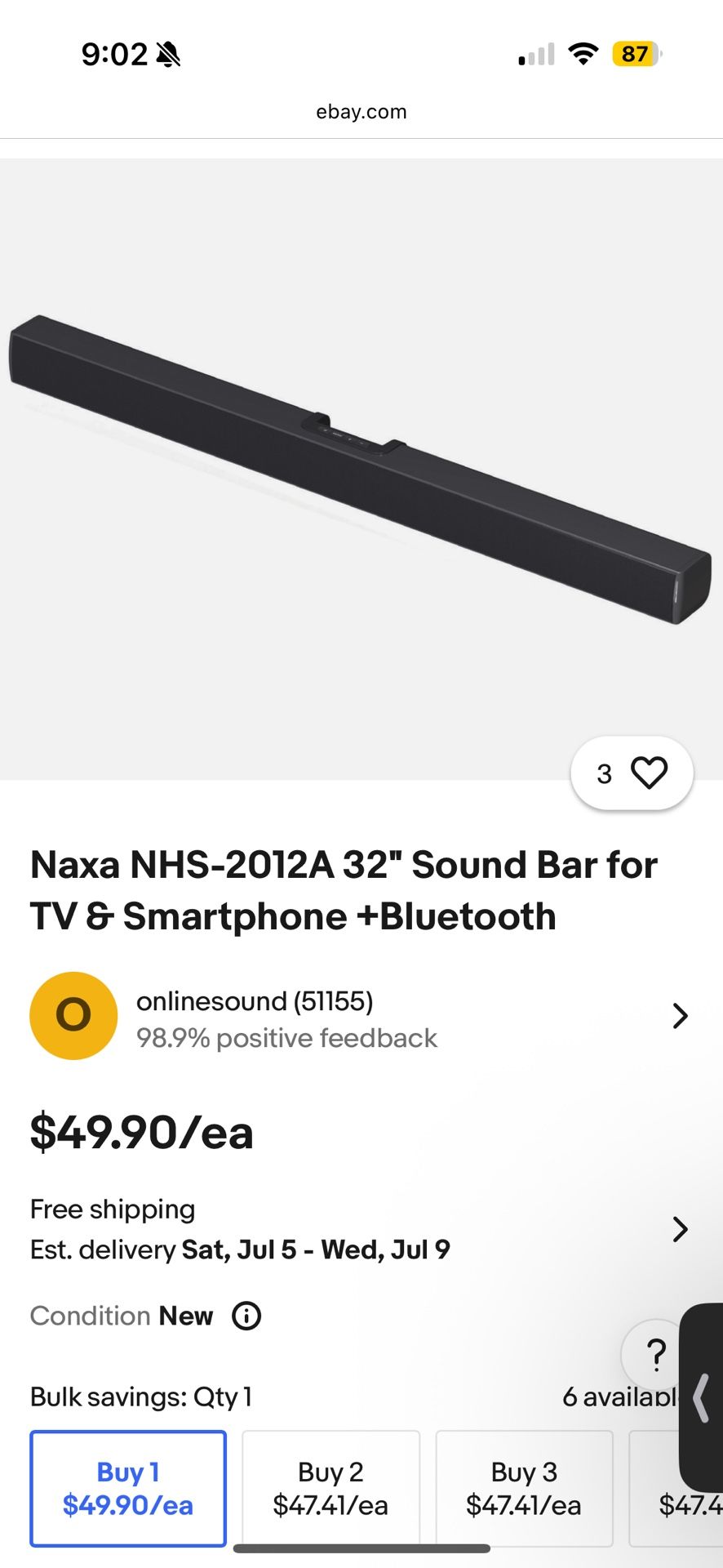 Naxa Bluetooth Speaker