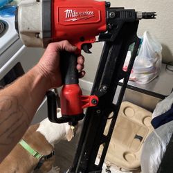 Milwaukee 3.5” Framing Hammer( Pneumatic) And Echo X series Hedge Trimmer