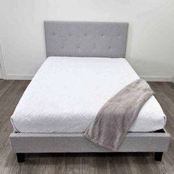 Full Size Bed Whit Mattress - Cama Full Con Colchón 