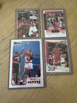 Michael Jordan 4 card lot 90’s