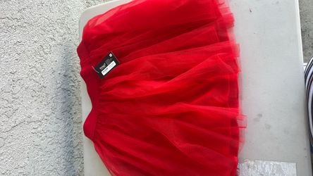 Red Halloween skirt